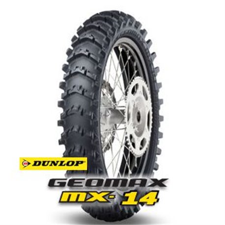 Dunlop, pneu 80/100-12 Geomax MX14 41M TT, zadní, DOT 19/2022