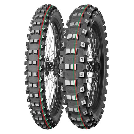 Mitas, pneu 90/100-16 Terra Force MX-MH Medium/Hard Super Soft Extreme 51M TT, zadní, (dvojitý zelený pruh) DOT 2022