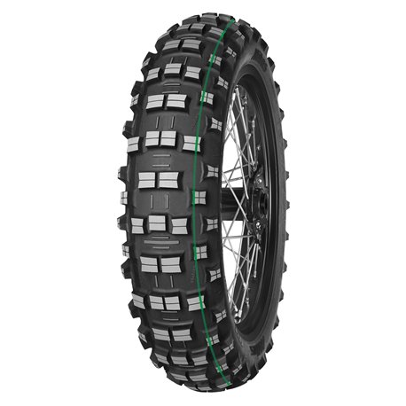 Mitas, pneu 140/80-18 Terra Force-EF 70M TT Super Light FIM (zelený pruh), zadní, DOT 02/2022 (26284)