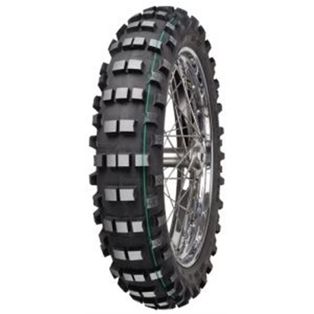 Mitas, pneu 130/90-18 EF-07 69R TT Super Light Enduro FIM (zelený pruh), zadní, DOT 09/2022 (26278)