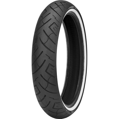 Shinko, pneu 90/90-21 777 54H TL WW, přední, bílé bočnice, DOT 26/2022