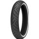 Shinko, pneu 130/90B16 777 73H TL REINF WW, zadní, bílé bočnice, DOT 04/2023