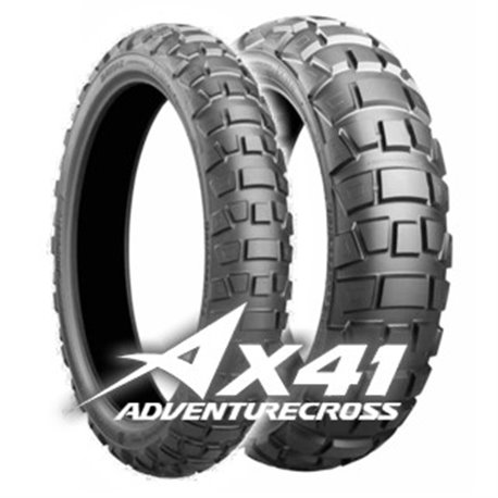 Bridgestone, pneu 80/100-21 AX41 51P TT, přední, DOT 48/2022