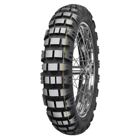 Mitas, pneu 150/70-18 E-09 70R TL Dakar (KTM 950/990/1190) (žlutý pruh), zadní, DOT 02/2022 (24172)