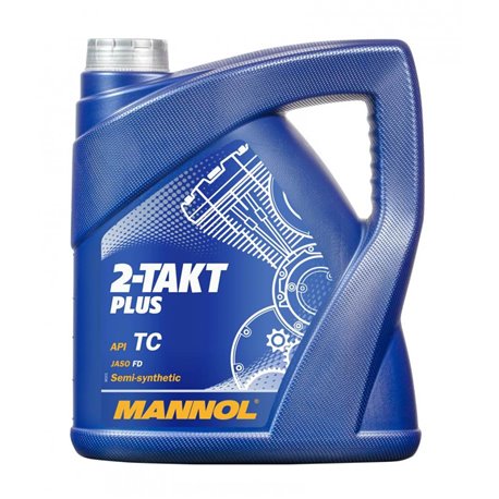 Mannol, olej do benzinu, 2T PLUS 4L (7204) Semisyntetic (4)