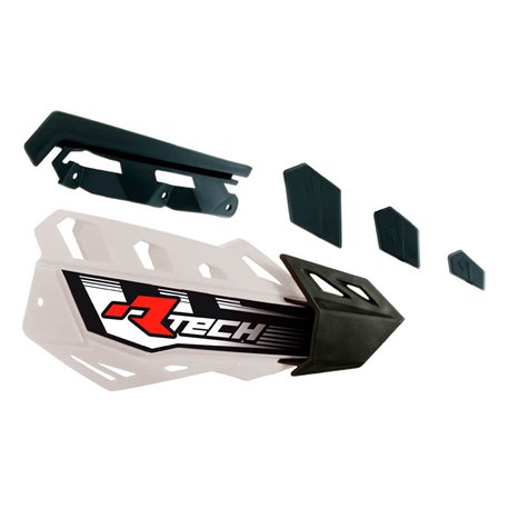 Racetech, náhradní plasty pro kryty páček FLX / ALU / ATV bílá barva