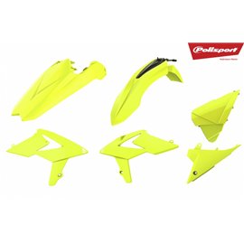 Polisport, sada plastů, Beta 250/300RR 18-19 žlutá barva FLUO