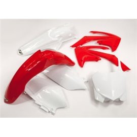 UFO, sada plastů, Honda CRF 250R '11-'13, CRF 450R 11-12 barva OEM (červená/bílá)