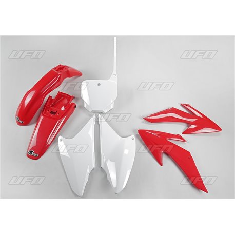 UFO, sada plastů, Honda CRF 230 '08-'14 barva OEM (červená/bílá)