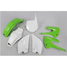 UFO, sada plastů, Kawasaki KX 85 '13 barva OEM (zelená/bílá) 9KA218E999)