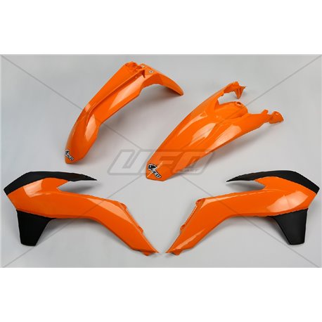 UFO, sada plastů, KTM EXC '14-'16, barva OEM '14 (oranžová/černá)