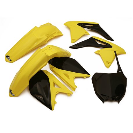 UFO, sada plastů, Suzuki RMZ 250 '11-'12 barva OEM (žlutá/černá)