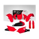 Racetech, sada plastů, Yamaha YZF 250 (14-18), YZF 450 (14-17) červená barva (s přední tabulkou) (YA318E070) 