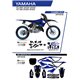 UFO, sada plastů + sada polepů, Yamaha YZ 125 '22 Apodis, černá barva