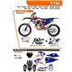 UFO, sada plastů + sada polepů, KTM SX 125 '19-'22 Patriot, černá barva