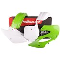 Polisport, sada plastů, Kawasaki KX 85/100/112 '01-'13, v sadě přední tabulka (8661700007), OEM barvy