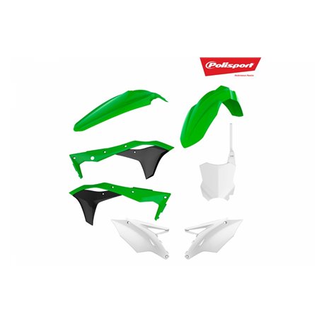 Polisport, sada plastů, Kawasaki KXF 250 17-18 barva OEM