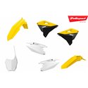 Polisport, sada plastů, RESTYLING Suzuki RM 125/250 `01-08 barva žlutá/černá/bílá