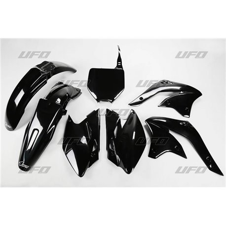 UFO, sada plastů, Kawasaki KXF 450 '06-'08 černá barva (KA211E001)