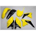 UFO, sada plastů, Suzuki RMZ 250 '14-'18, barva OEM (žlutá/černá),