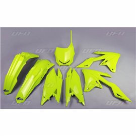 UFO, sada plastů, Suzuki RMZ 250 '19, RMZ 450 '18-19 žlutá barva FLUO