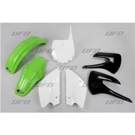 UFO, sada plastů, Kawasaki KX 85 '01-'13 barva OEM '10 (KA214E999)