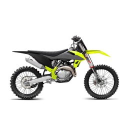 UFO, sada plastů, KTM SX/SXF '19-21 šedá barva / černá /, barva žlutá Fluo (v sadě kryty přední vidlice a polepy)