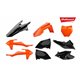 Polisport, sada plastů, KTM SX 125/150 SX-F250/350/450 XC-F250/350/450 16-18, barva černá/oranžová