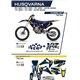 UFO, sada plastů + sada polepů, Husqvarna TC 125 '19-'22 Tecna, modrá barva