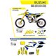 UFO, sada plastů + sada polepů, Suzuki RMZ 250 '19-'22 Stokes, žlutá barva