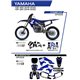 UFO, sada plastů + sada polepů, Yamaha YZF 250 '19-'22 Apodis, černá barva