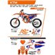 UFO, sada plastů + sada polepů, KTM SX 125 '19-'22 Patriot, oranžová barva