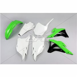 UFO, sada plastů, Kawasaki KX 85 '14-'17 barva OEM '16-'17 (zelená/bílá)