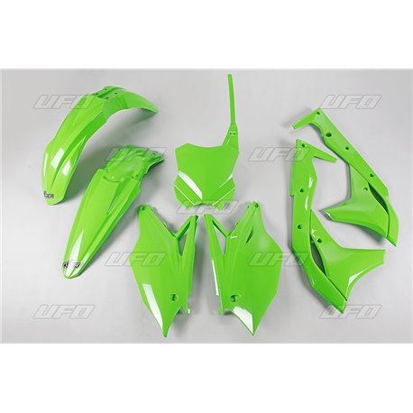 UFO, sada plastů, Kawasaki KXF 250 '17 zelená barva