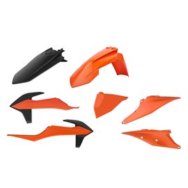 Polisport, sada plastů, KTM EXC/EXC-F '20-'21 barva OEM (oranžová/černá)