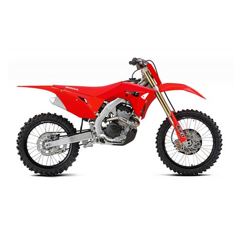 UFO, sada plastů, Honda CRF 250R '18-'21, CRF 450R '17-'20 červená barva (v sadě kryty přední vidlice a polepy)