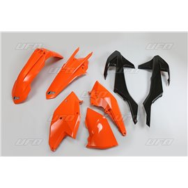 UFO, sada plastů, KTM EXC '17-'19, barva OEM 2017 & 2019 (oranžová/černá)