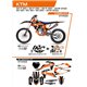 UFO, sada plastů + sada polepů, KTM SX 125 '19-'22 Stokes, černá barva