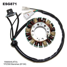 Electrosport, stator alternátoru, Yamaha YFZ 350 BANSHEE (87-94) (se snímačem)