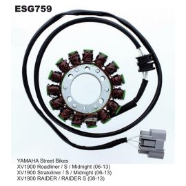 Electrosport, stator alternátoru, Yamaha XV 1900 Roadliner / Stratoliner / Midnight (06-13)