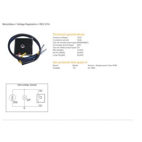 DZE, regulator napětí, UNI jednofázový (12V, 16A) (ESR012)