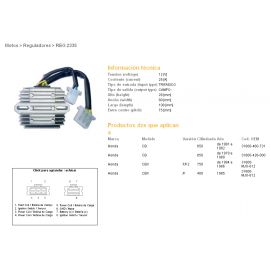 DZE, regulátor napětí, Honda CB650 Z/C 79-82, CBX750F 84-86 (31600-460-731) (ESR190)