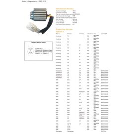 DZE, regulátor napětí, KTM EXC 125 98-13, EXC200/250/300 05-13, EXC250/400/450/525/530 05-11 (80011034000) (12V/12A) (801103400)