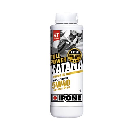 Ipone, Full Power Katana 5W40 motorový olej 100% Syntetic 1L (Ester, MA2) doporučeno pro BMW (15)