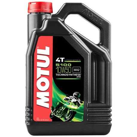 Motul, motorový olej 5100 4T Ester 10W50 4L