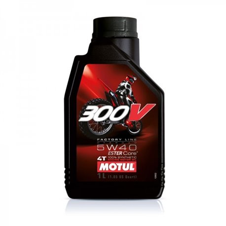 Motul, motorový olej 300V 4T FL OFF ROAD 5W40 1L (Syntetic)