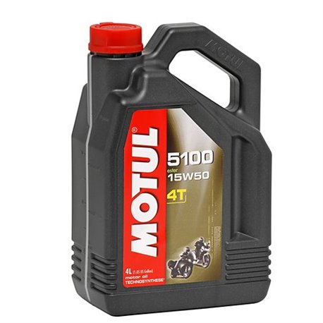 Motul, motorový olej 5100 4T Ester 15W50 4L