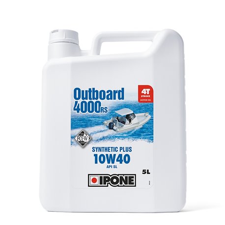 Ipone, OUTBOARD 4000 RS 10W40 4T motorový olej Semisyntetic 5L (závěsné lodní motory) (4) 