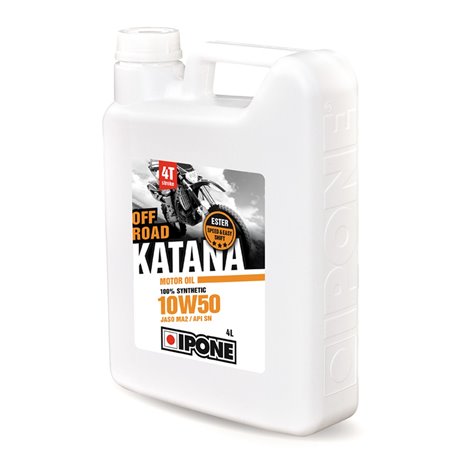 Ipone, Katana Off Road 10W50 motorový olej 100% Syntetic 4L (Ester, MA2) (6)