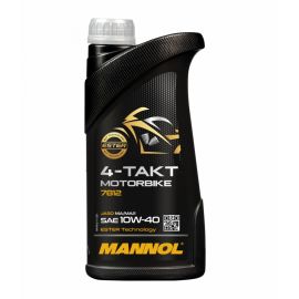 Mannol, motorový olej 4T Motorbike 10W40 1L Ester + MA2 Syntetic (7812) (20)